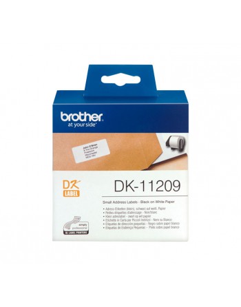 BROTHER ETIQUETA DIRECCION PEQUEÑA 29X62MM NG/BL - DK11209