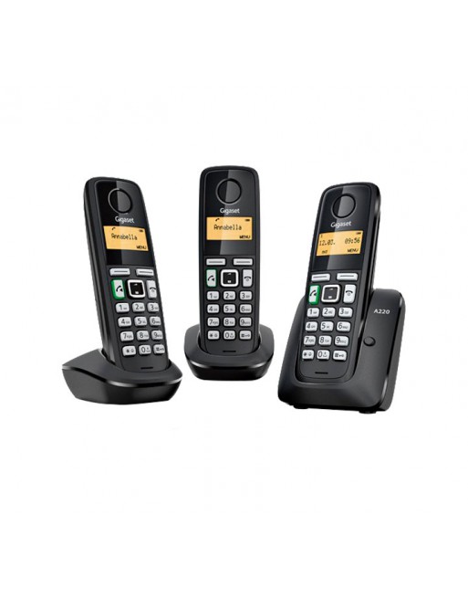 MOTOROLA TELEFONO INALAMBRICO FW410L CON SIM 4G GSM CON BATERIA AUXILIAR NEGRO  ID-G96000N18B1AES