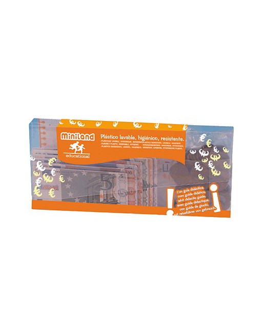 MINILAND JUEGO EURO 28BILLETES+80MONEDA+GUIA - 31908