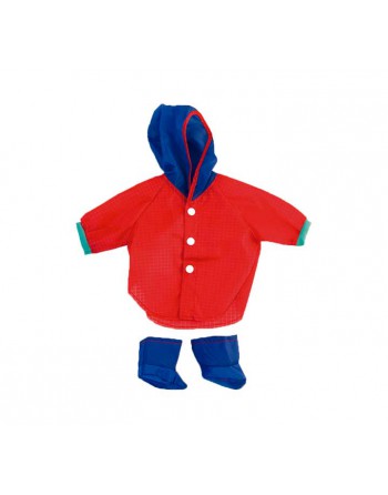 MINILAND ROPA 40CM CONJ. LLUVIA+BOTAS - 31556