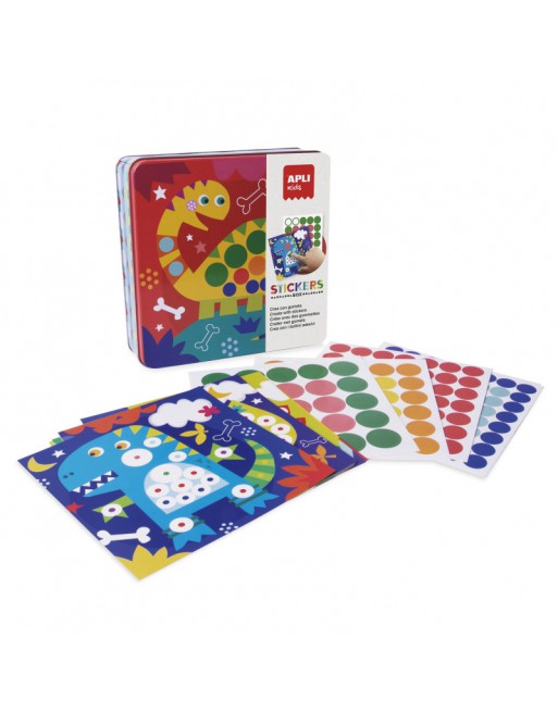 APLI KIDS JUEGO GOMETS DINO EN CAJA METALICA - 18530