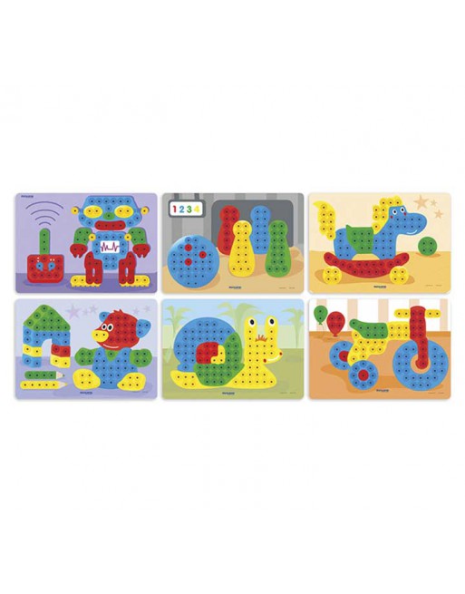 MINILAND PACK 6 LAMINAS PATRONES MOSAICOS 1.5CM - 31834