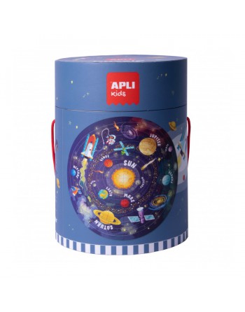 APLI PUZLE CIRCULAR SISTEMA SOLAR DE 48 PIEZAS 18201