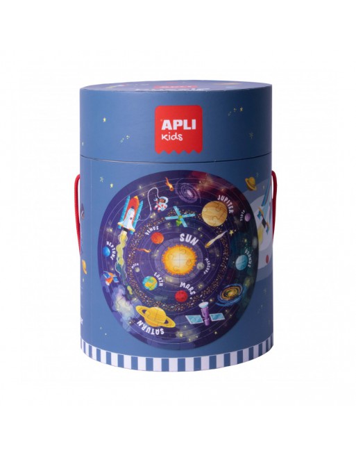 APLI PUZLE CIRCULAR SISTEMA SOLAR DE 48 PIEZAS 18201