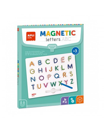 APLI MINI PIZARRA MAGNEXICA CON LETRAS 19263