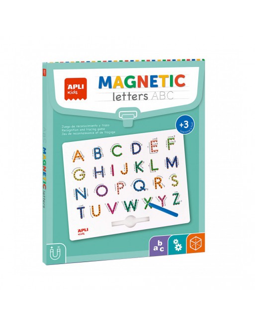 APLI MINI PIZARRA MAGNEXICA CON LETRAS 19263