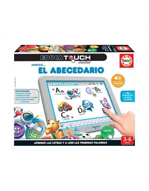 EDUCA JUEGO TOUCH JR TÁCTIL APRENDER VOCABULARIO JUEGO CON VOZ Y SONIDO EDAD DE 3 A 6 AÑOS 15435