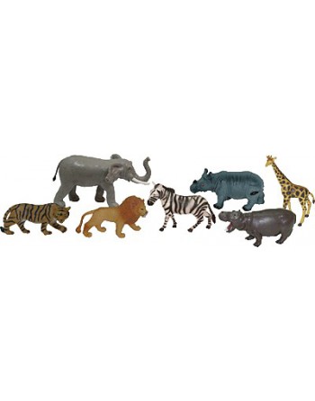 MINILAND BOLSA 7 FIGURAS ANIMALES SELVA - 25123