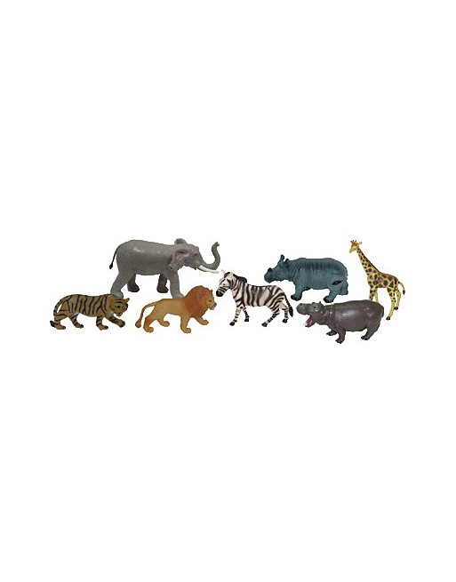 MINILAND BOLSA 7 FIGURAS ANIMALES SELVA - 25123