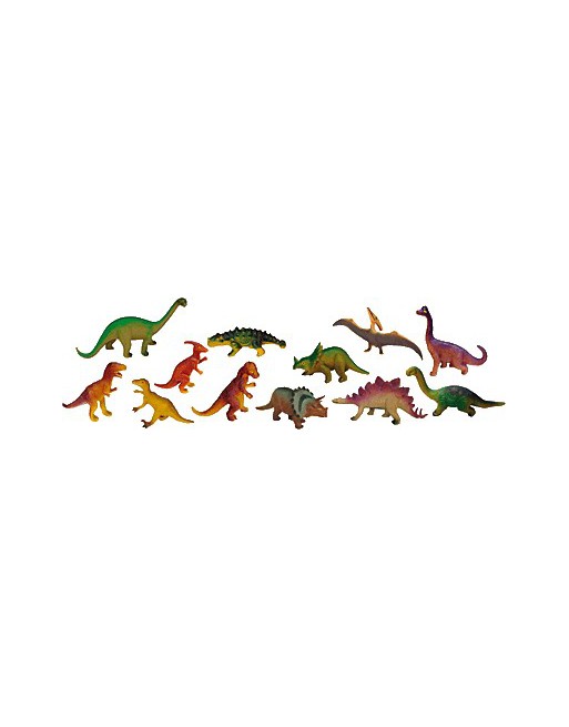 MINILAND BOTE 12 FIGURAS DINOSAURIOS PLAS - 25610