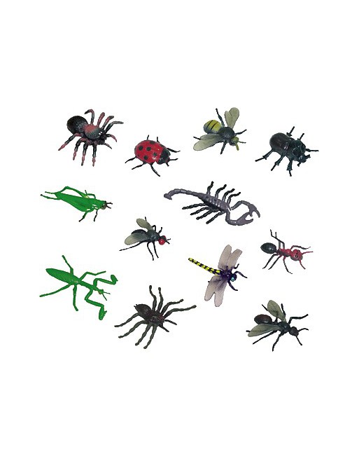 MINILAND BOTE 12 FIGURAS INSECTOS PLAS - 27480