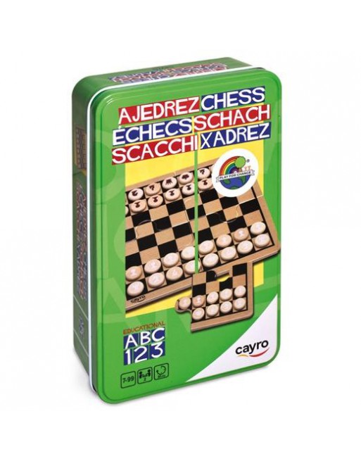 CAYRO AJEDREZ EN CAJA DE METAL 119
