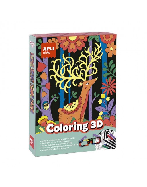 APLI KIDS JUEGO COLOREAR COLORING 3D 18867