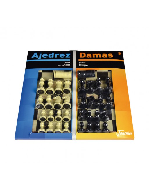 FOURNIER TABLERO GRAN AJEDREZ/DAMA + ACCESORIOS - F29459