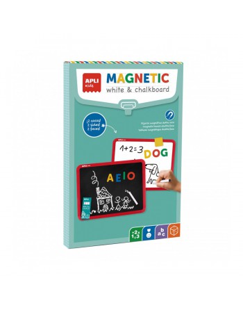 APLI KIDS PIZARRA MAGNEXICA DOBLE CARA NEGRA Y BLANCA- ID 19112