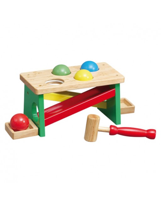 SMART JUEGO DE PSICOMOTRICIDAD DE MADERA CON MARTILLO Y BOLAS 68031100