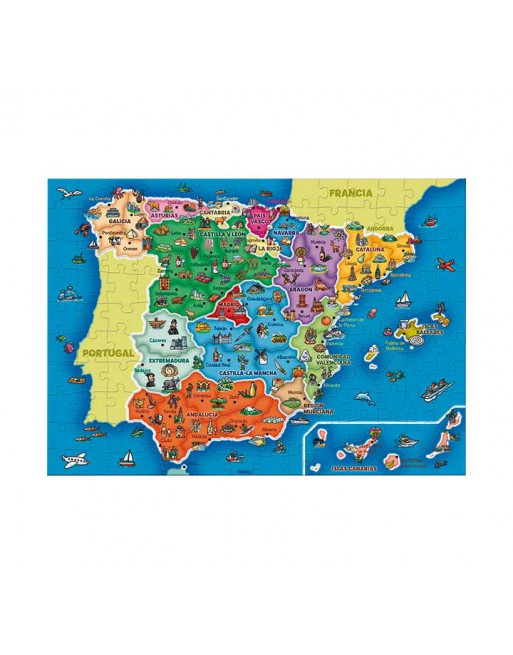 DISET PUZZLE 137 PIEZAS PROVINCIAS ESPAÑA - 68942