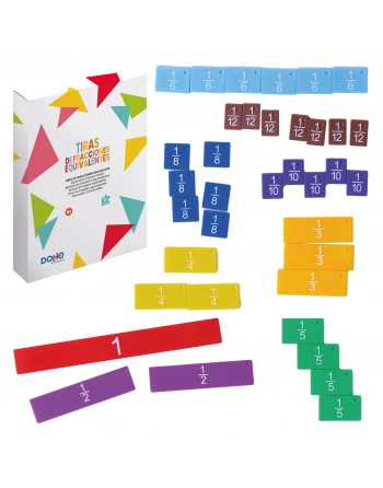 DOHE TIRAS DE FRACCIONES EQUIVALENTES DIAGRAMA DE FREUDETHEL - ID 01026