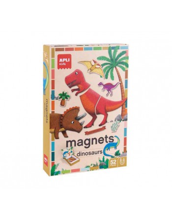 APLI KIDS JUEGO 52 PZ. MAGNEXICAS APLI DINOSAURIOS - 19233