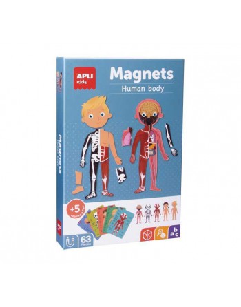APLI KIDS JUEGO 63 PZ. MAGNEXICAS APLI CUERPO HUMANO - 18531
