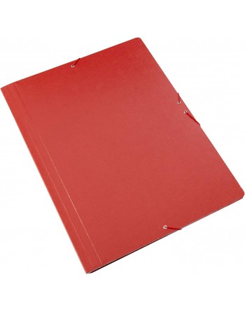 FABRISA CARPETA GOMAS DIBUJO A3 SENCILLA DE CARTON GOFRADO BARNIZADO ROJO 15856
