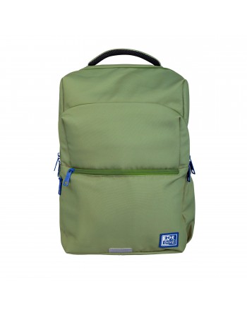OXFORD MOCHILA B-READY RECICLADOS RPET INTERIOR ACOLCHADO PARA PC VERDE SAFARI 400183030