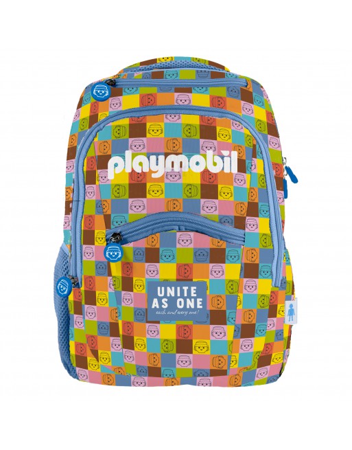 DOHE MOCHILA PLAYMOBIL 2025 4 COMPARTIMENTOS Y BOLSILLO APTO PARA PC - ID 51809