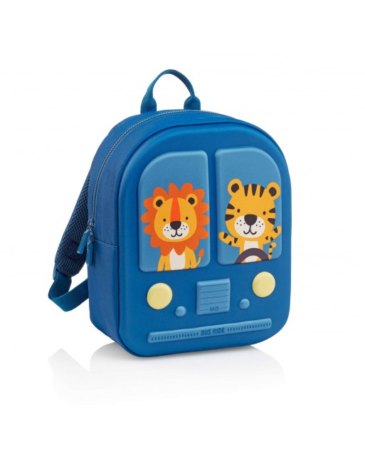 MIQUEL RIUS MOCHILA INFANTIL BUS STOP AZUL 120 X 245 X 305 MM 10 LITROS - MR19391