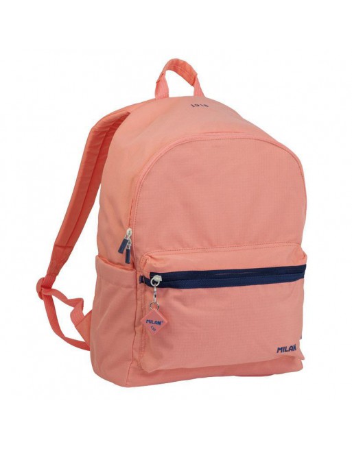 MILAN MOCHILA URBANA 2 CREMALLERAS 22 LITROS ROSA - 624605SNCP