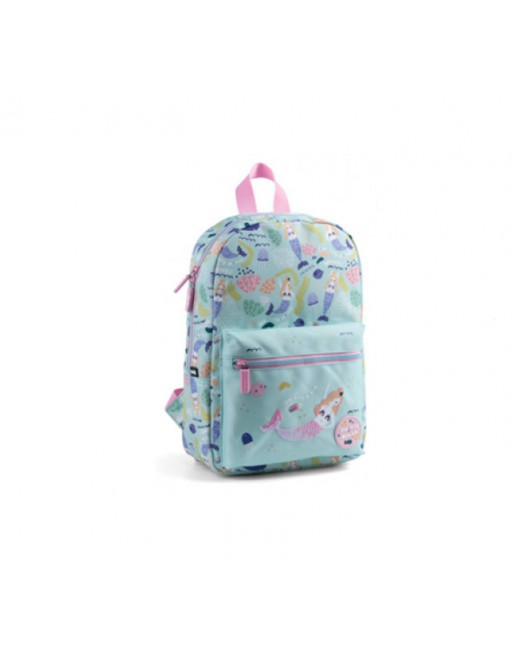 MIQUEL RIUS MOCHILA RECICLADA SIRENITA ESPACIO CENTRAL Y BOLSILLO FRONTAL - 34X23X09 CM MR19230