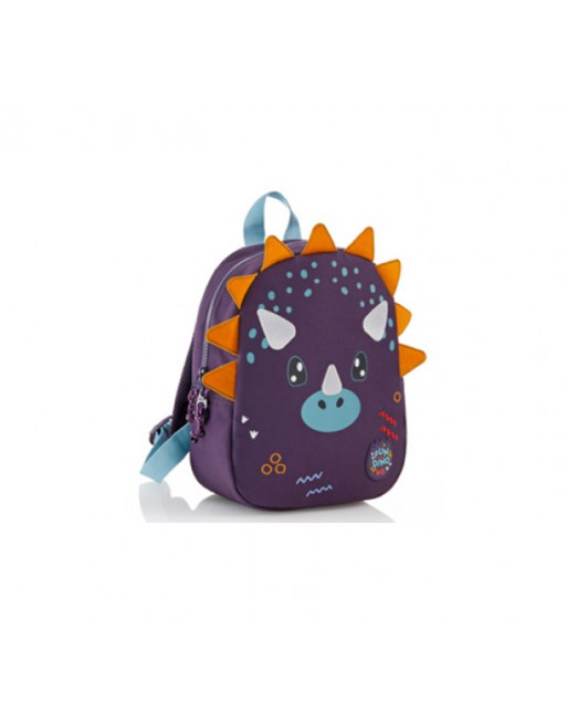 MIQUEL RIUS MOCHILA WILD FUN DINO ESPACIO CENTRAL Y BOLSILLO FRONTAL - 27X20X10 CM MR19246