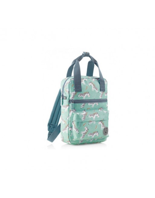 MIQUEL RIUS MOCHILA RECICLADA ZEBRA ESPACIO CENTRAL Y BOLSILLO FRONTAL - 34X23X09 CM MR19252