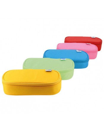 OXFORD 5 ESTUCHES KANGOO KIDS 1 CREMALLERA COFRE 23X11X6CM SURTIDO VIVOS - 400161344