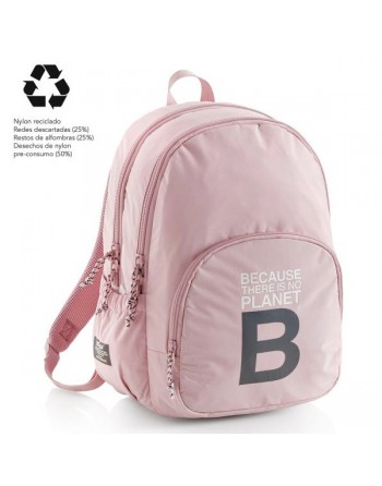 MIQUEL RIUS MOCHILA TRIPLE OSLO RECICLADA ECOALF ROSA MR16312