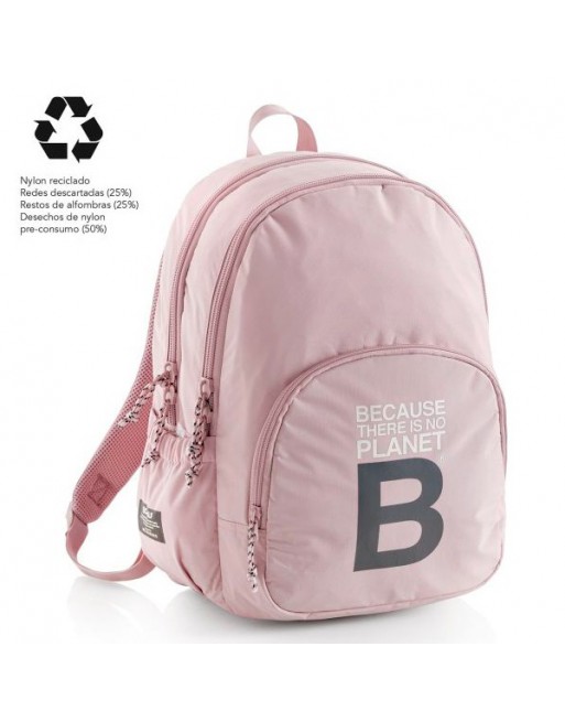 MIQUEL RIUS MOCHILA TRIPLE OSLO RECICLADA ECOALF ROSA MR16312