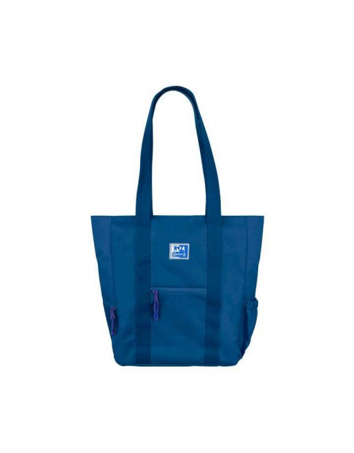 OXFORD TOTE BAG B-TRENDY MATERIAL RECICLADO RPET 34X31X12CM COLOR MARINO - 400174104