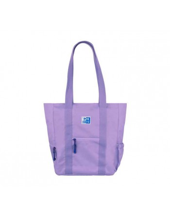OXFORD TOTE BAG B-TRENDY MATERIAL RECICLADO RPET 34X31X12CM COLOR LAVANDA - 400174107