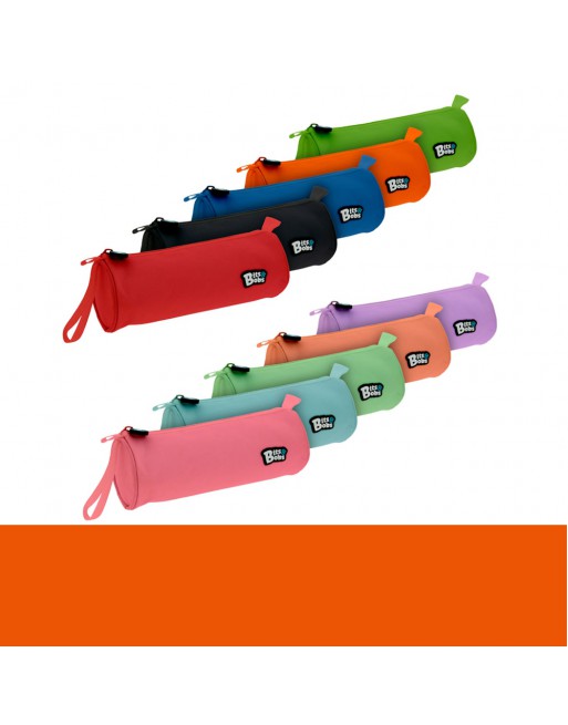 GRAFOPLAS PORTATODO REDONDO 1 COMPARTIMENTO 23 X 8 CM COLOR NARANJA 37543752