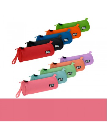 GRAFOPLAS PORTATODO REDONDO 1 COMPARTIMENTO 23 X 8 CM COLOR ROSA CLARO 37543753