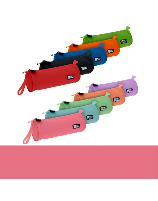 GRAFOPLAS PORTATODO REDONDO 1 COMPARTIMENTO 23 X 8 CM COLOR ROSA CLARO 37543753