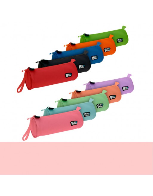 GRAFOPLAS PORTATODO REDONDO 1 COMPARTIMENTO 23 X 8 CM COLOR ROSA SOFT 37543793