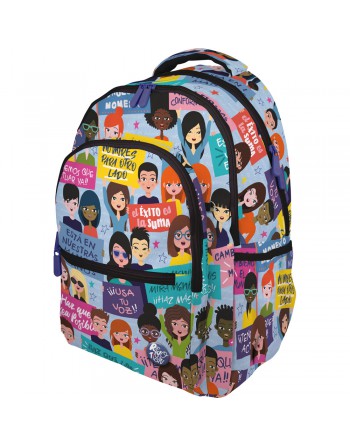 GRAFOPLAS MOCHILA MOVE ON GRANDE 3 COMPARTIMENTOS ACOLCHADO PARA PORTATIL 33 X 46 X 22,5 CM 37502214