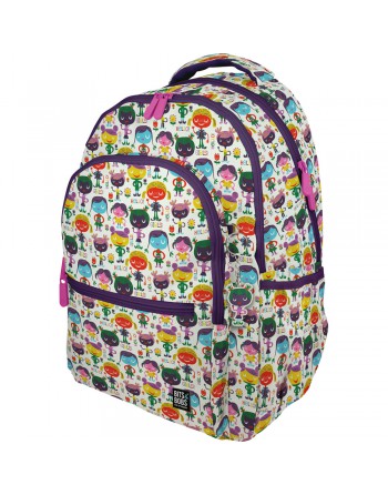 GRAFOPLAS MOCHILA HELLO GRANDE 3 COMPARTIMENTOS ACOLCHADO PARA PORTATIL 33 X 46 X 22,5 CM 37502222