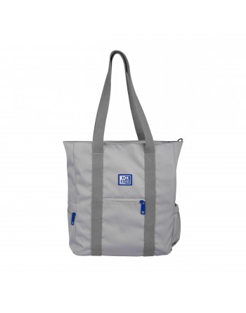 OXFORD TOTE BAG B-TRENDY MATERIAL RECICLADO GRIS 400183033