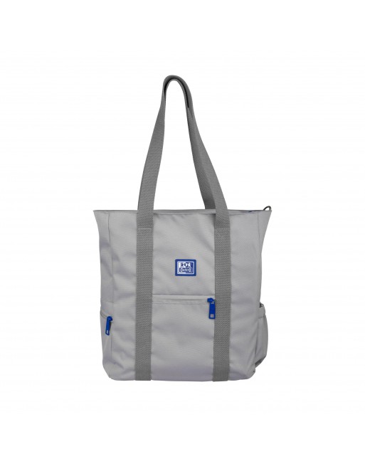 OXFORD TOTE BAG B-TRENDY MATERIAL RECICLADO GRIS 400183033