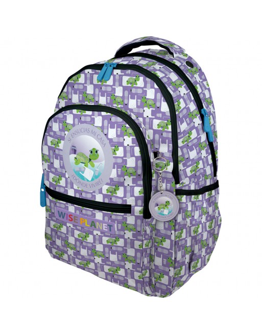 GRAFOPLAS MOCHILA TORTUGA GRANDE 3 COMPARTIMENTOS ACOLCHADO PARA PORTATIL 33 X 46 X 22,5 CM 37502208