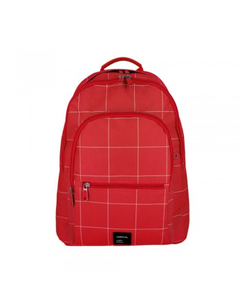GRAFOPLAS MOCHILA ROOMY ROJO GRANDE 3 COMPARTIMENTOS ACOLCHADO PARA PORTATIL 33 x 46 x 22,5 CM 37502251
