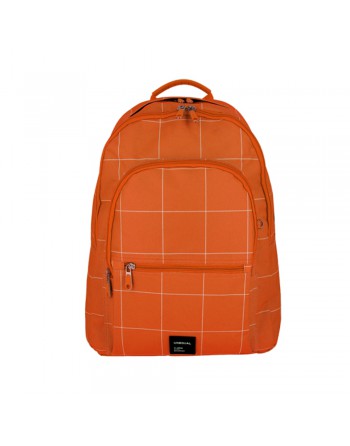 GRAFOPLAS MOCHILA ROOMY NARANJA GRANDE 3 COMPARTIMENTOS ACOLCHADO PARA PORTATIL 33 X 46 X 22,5 CM 37502252