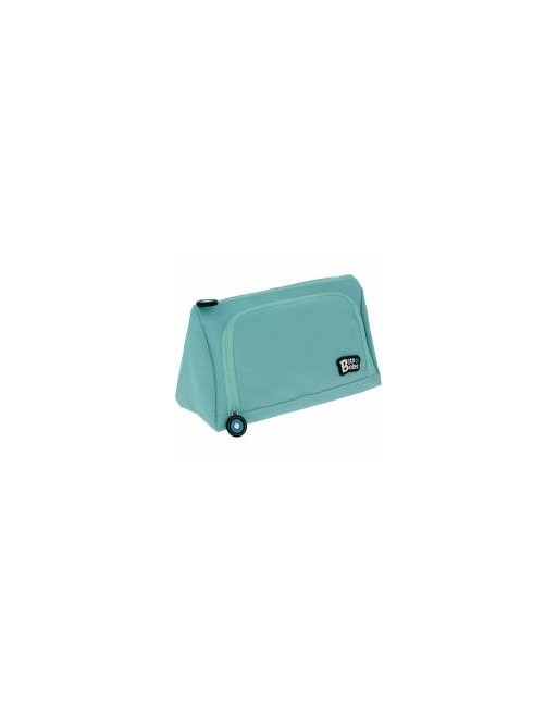 GRAFOPLAS PORTATODO PIRAMIDE 2 COMPARTIMENTO 22,5 X 12 X 9 CM COLOR CELESTE 37545931