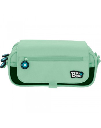 GRAFOPLAS BITS PORTATODO 3 COMPARTIMENTO, TAPA CON BOLSILLO 23 x 10 x 10 CM COLOR MINT SOFT 37543292